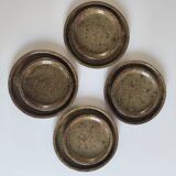 Set of 8 pyrite stoneware plates