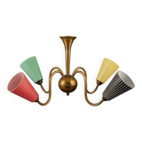 Vintage multicoloured fifties chandelier