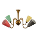 Vintage multicoloured fifties chandelier