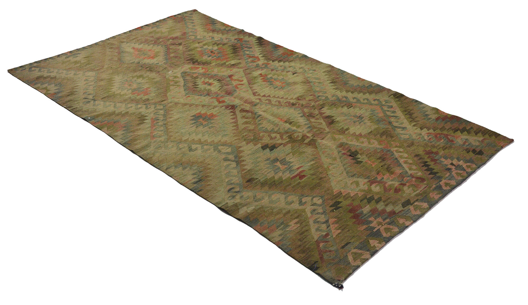 Anatolian handmade kilim rug 280 cm x 163 cm
