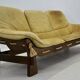 1970s Three Seater leather Sofa , Brazil