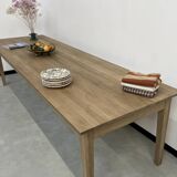 Farm table with tapered legs (300 cm x 90 cm)