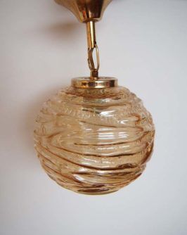 Suspension boule et laiton