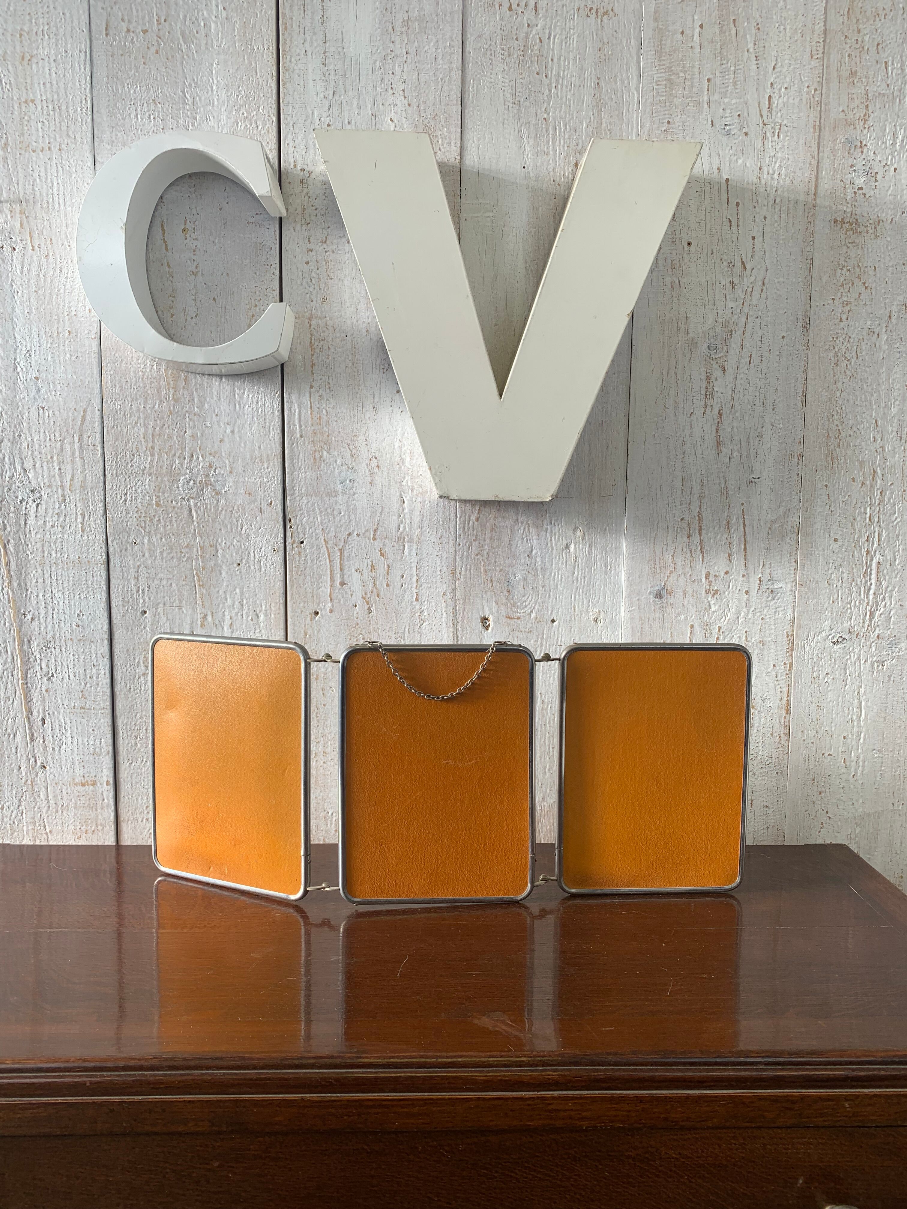 Vintage barber mirror