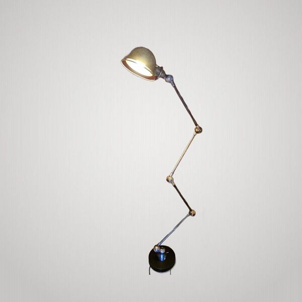 Lampe atelier JIELDE 4 bras vintage JLD déco industrielle