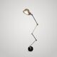JIELDE workshop lamp 4 arms vintage JLD industrial decor