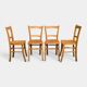 4 chaises bistrot vintage Luterma 1940