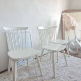 Set of six vintage Scandinavian chairs