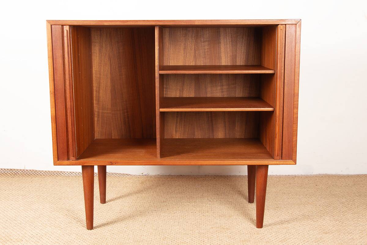 Small Danish teak sideboard model 42 by Kai Kristiansen, Feldballes.