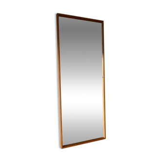 Danish vintage pine mirror - mid-century mirror