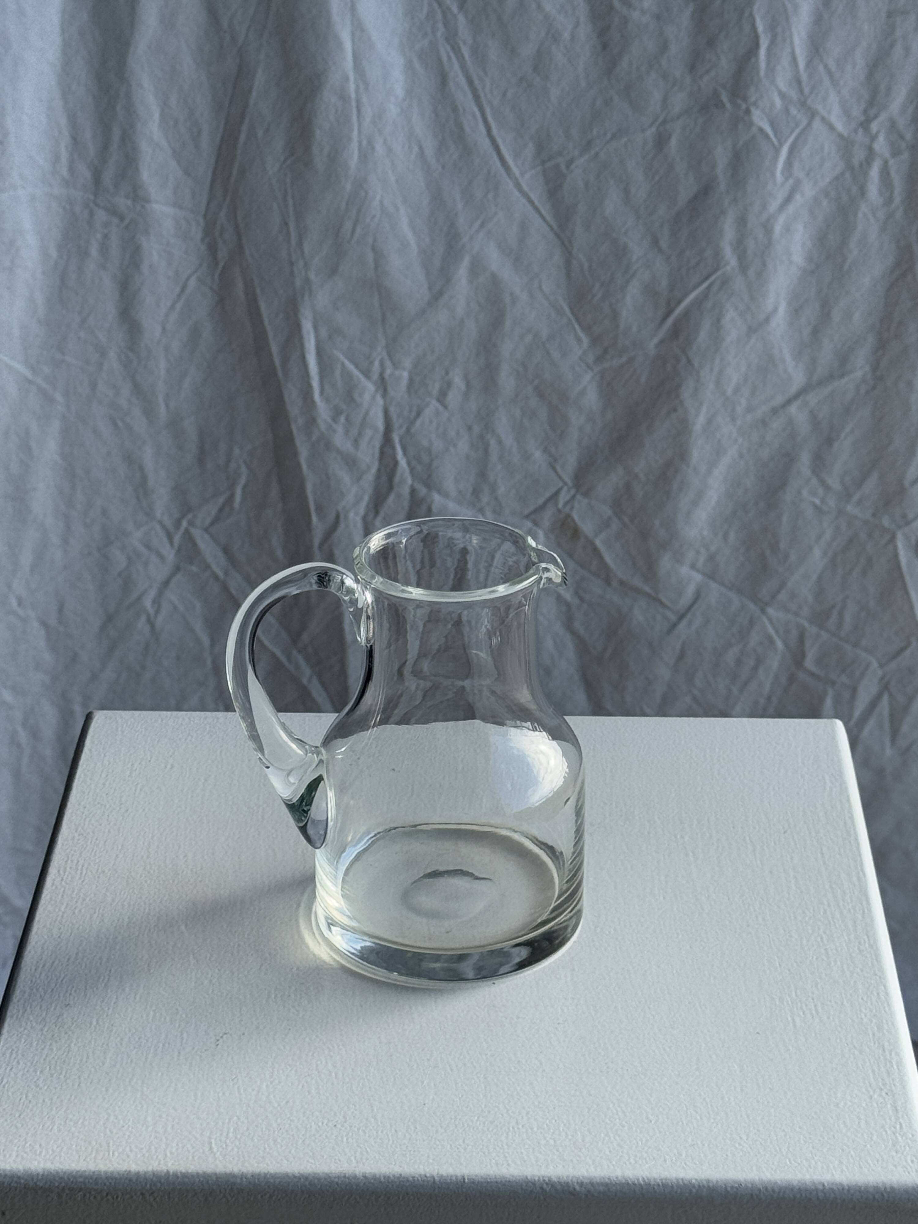 Mini glass pitcher H14