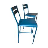 Two bar stools fermob facto