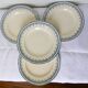4 assiettes dessert de Longwy modèle Bordeaux