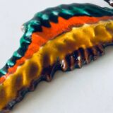 Ceramic wall seahorse