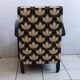 Armchair 1920 art deco - printed velvet - fully restored