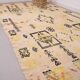 Beige Vintage Moroccan Rug 199 x 376 cm - Berber Wool Rug Handmade