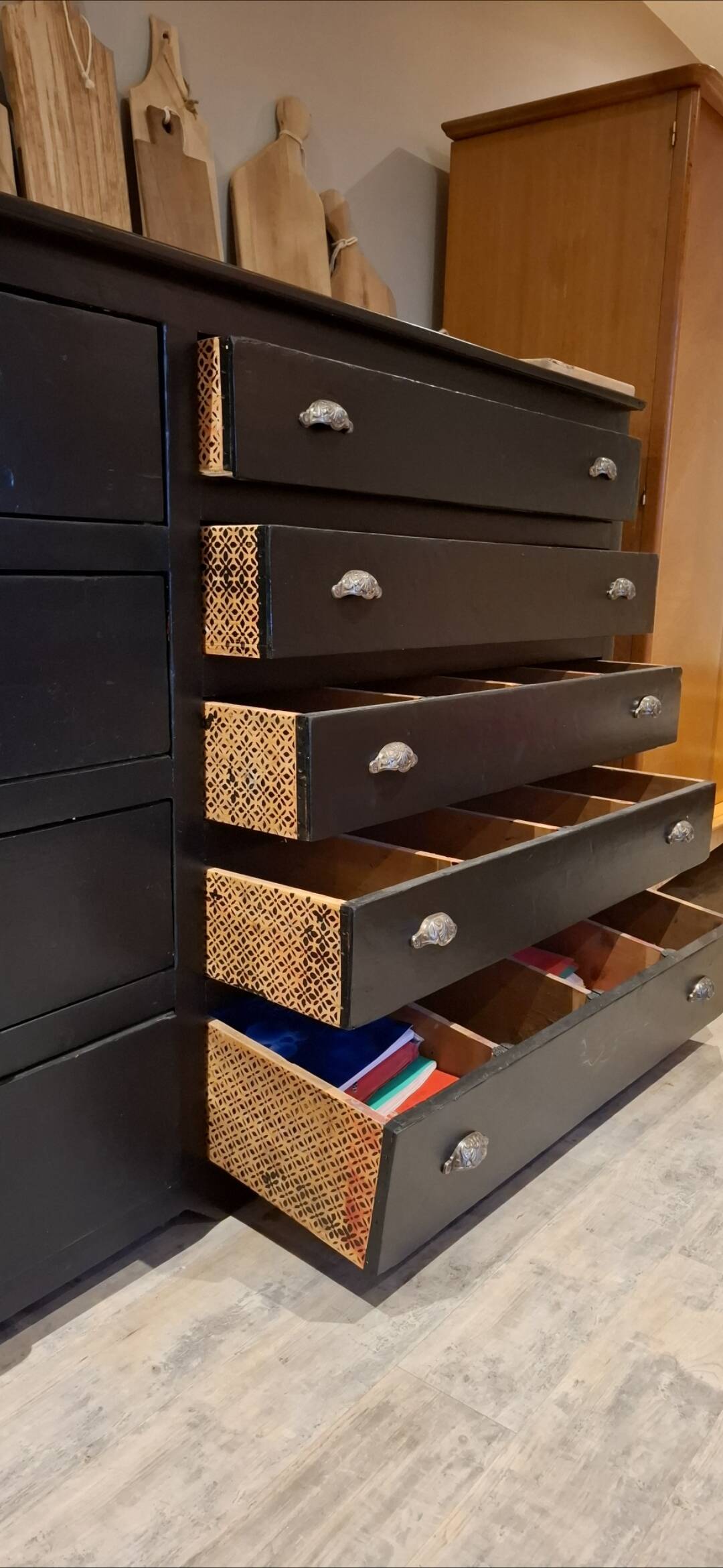 Renovated workshop furniture