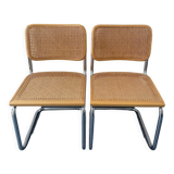 Paire de chaises Breuer Cesca B32