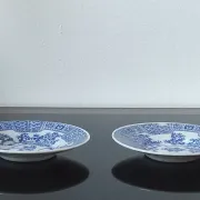 Vintage porcelain cup duo
