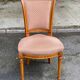 Louis XVI solid wood upholstered office chair