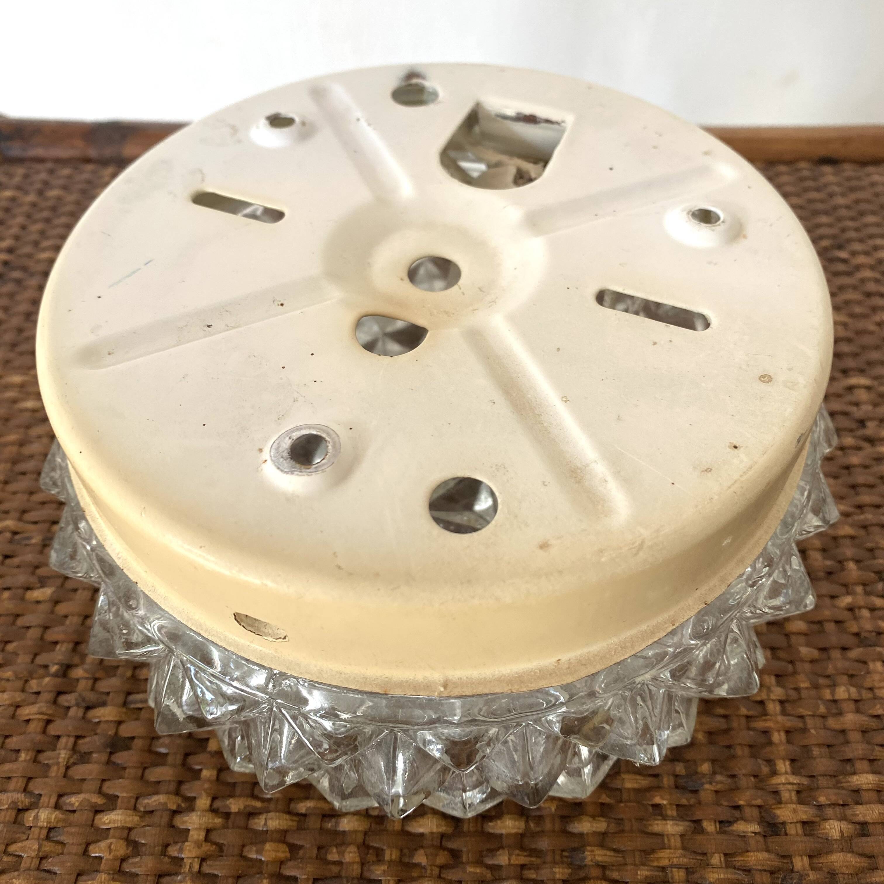 Mini plafonnier rond vintage