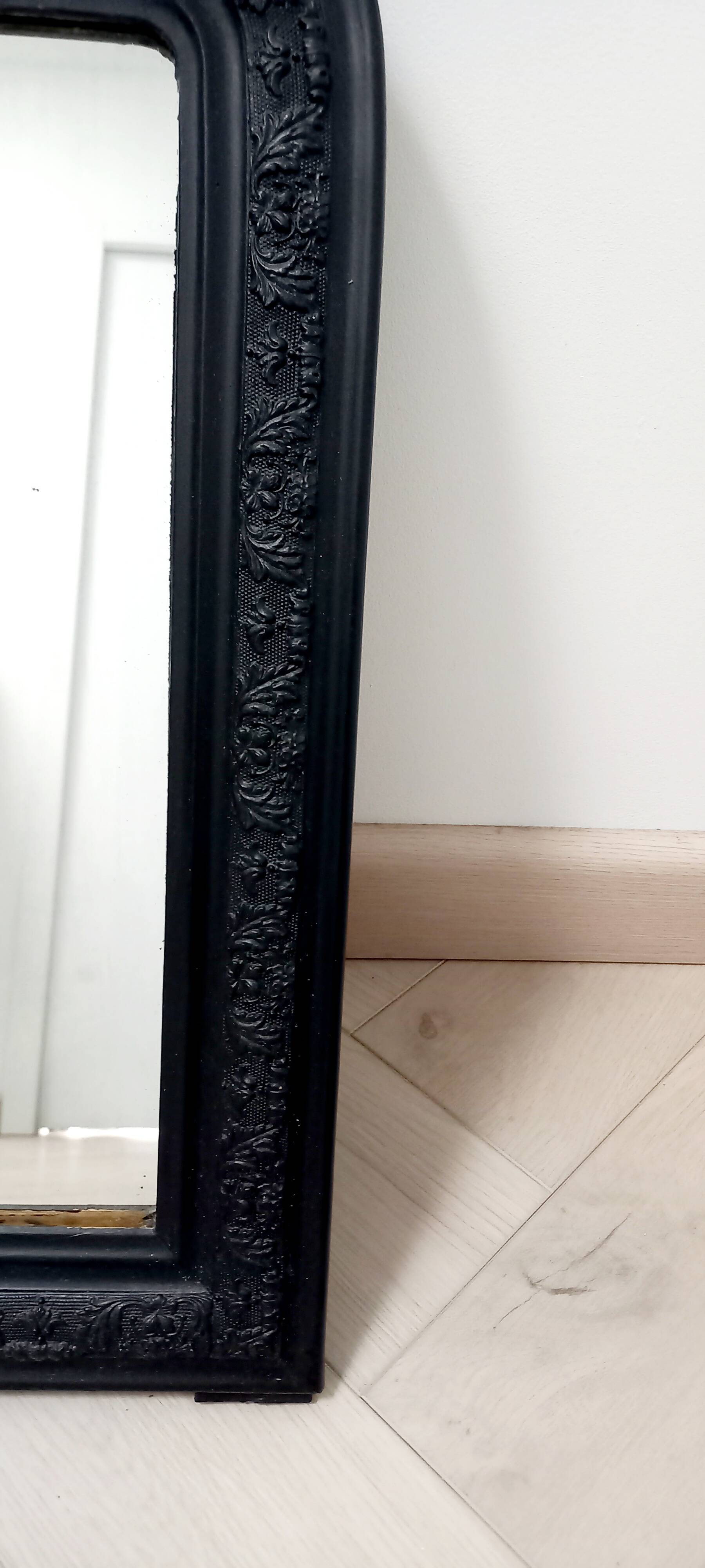 Black Louis Philippe mirror