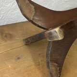Vintage wooden pedestal table