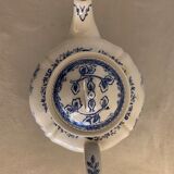 Old teapot with blue and white lid Villeroy and Boch Burgenland