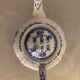 Old teapot with blue and white lid Villeroy and Boch Burgenland