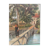 Old painting painting Vietnam