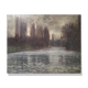 Impressionist Post-Print Painting "Tree River Bord" by François Moreau - 1914