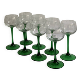 Alsatian wine glasses