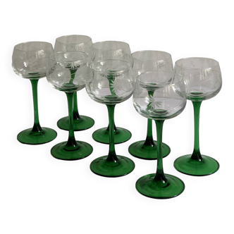 Verres à vin alsacien
