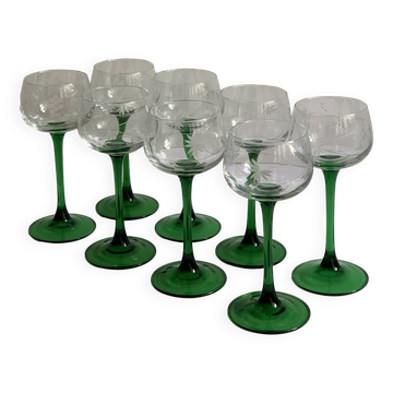 Alsatian wine glasses