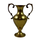 Trophy-style brass vase 19 cm