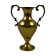 Trophy-style brass vase 19 cm