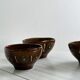 3 ceramic bowls.