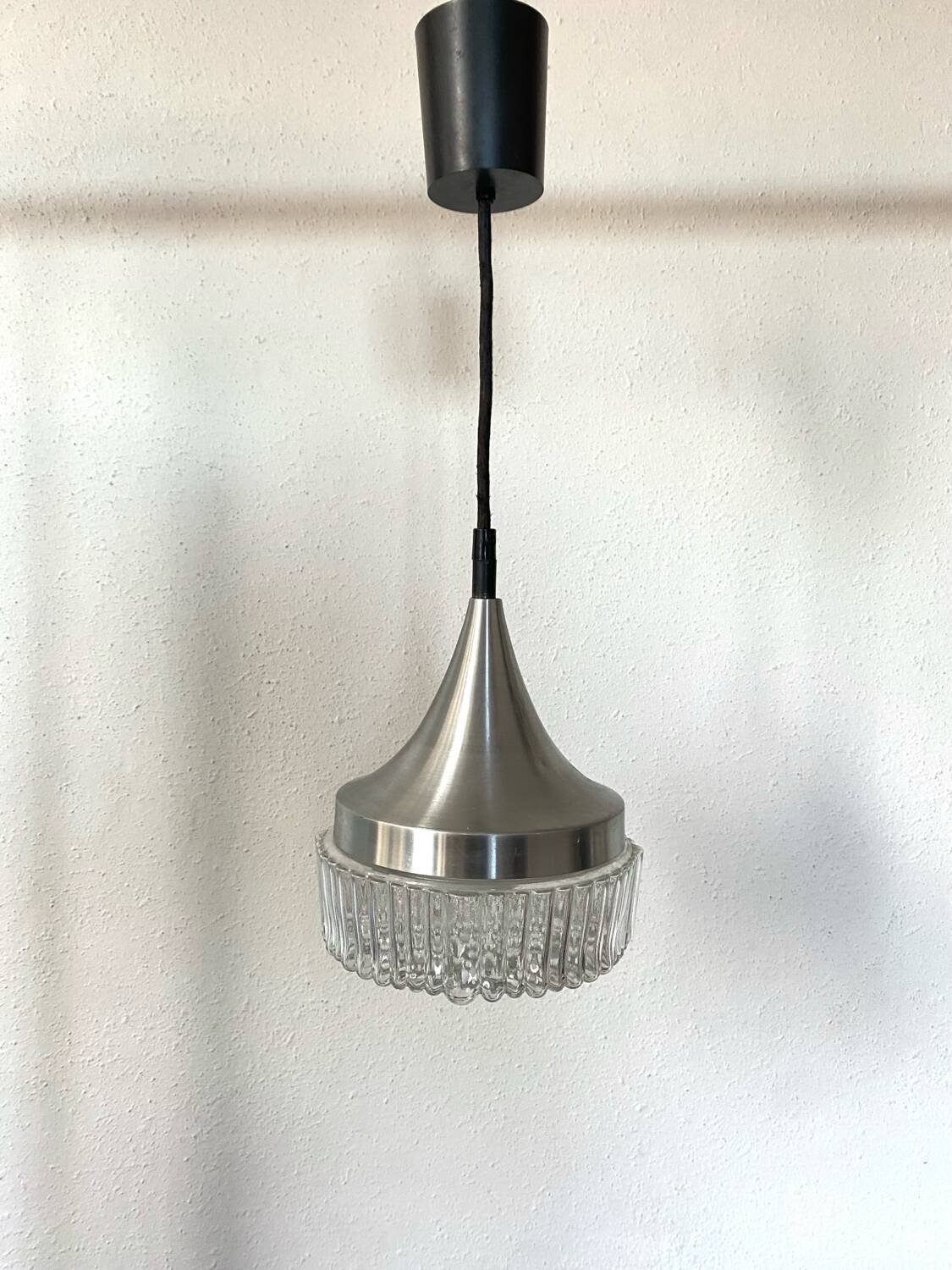 Scandinavian vintage bubble glass tulip pendant light
