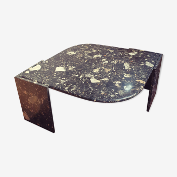 Table basse vintage marbre