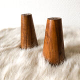 Wooden salt and pepper