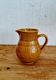 Vintage ceramic pitcher in honey color, model 7314