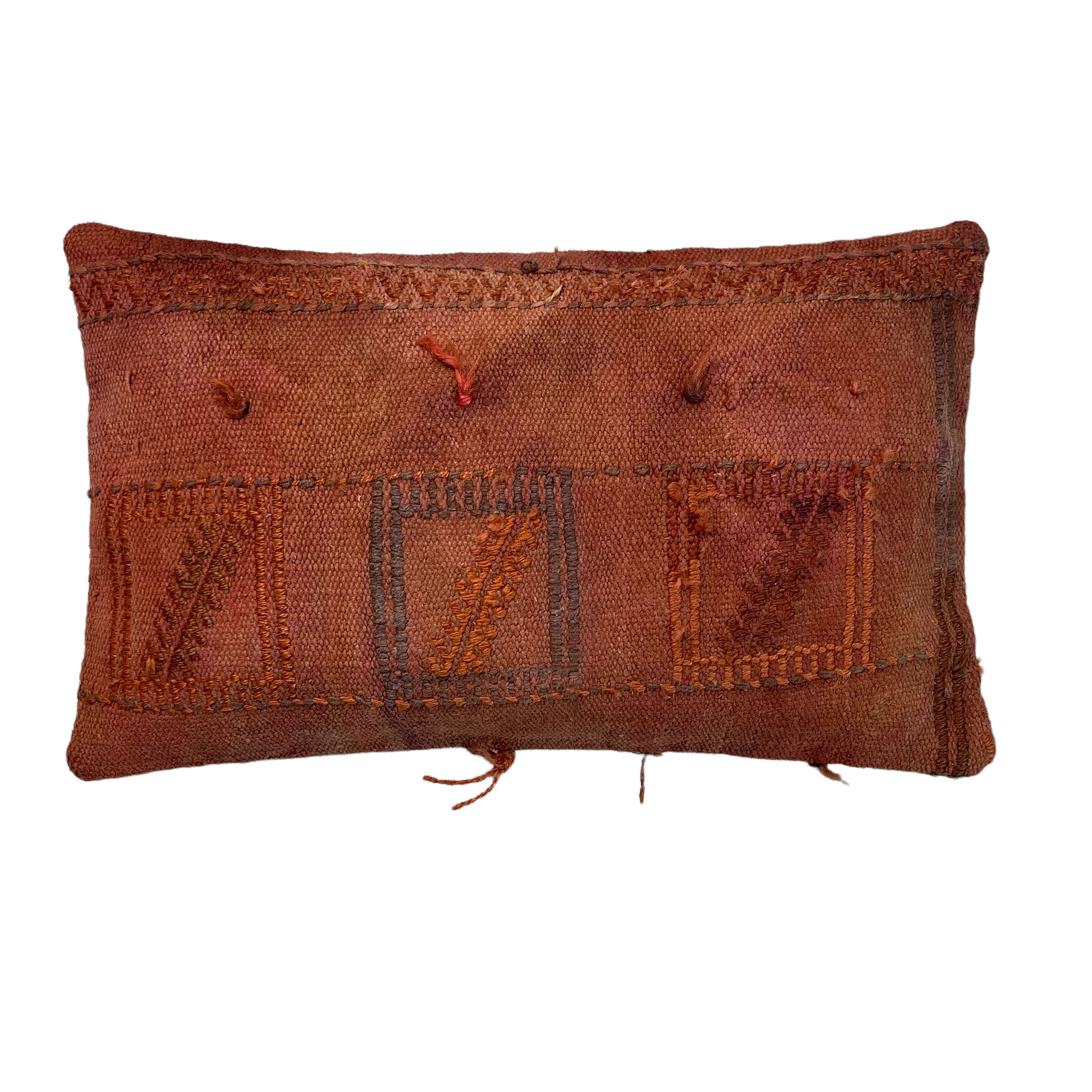 Vintage turkish kilim cushion cover , 30 x 50 cm