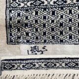 Oriental rug pure hand-woven wool 99x150cm