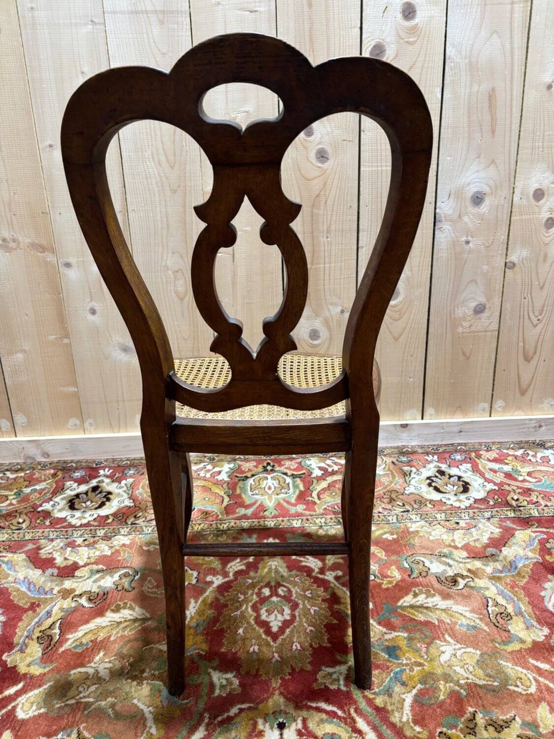 Set of 10 caned chairs from the Louis Philippe period.