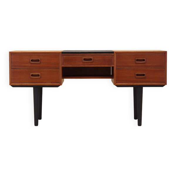 Coiffeuse en teck, design danois, années 1970, fabrication&nbsp;: Danemark