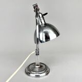 Lampe de table/lanterne Art Déco en chrome, années 1930