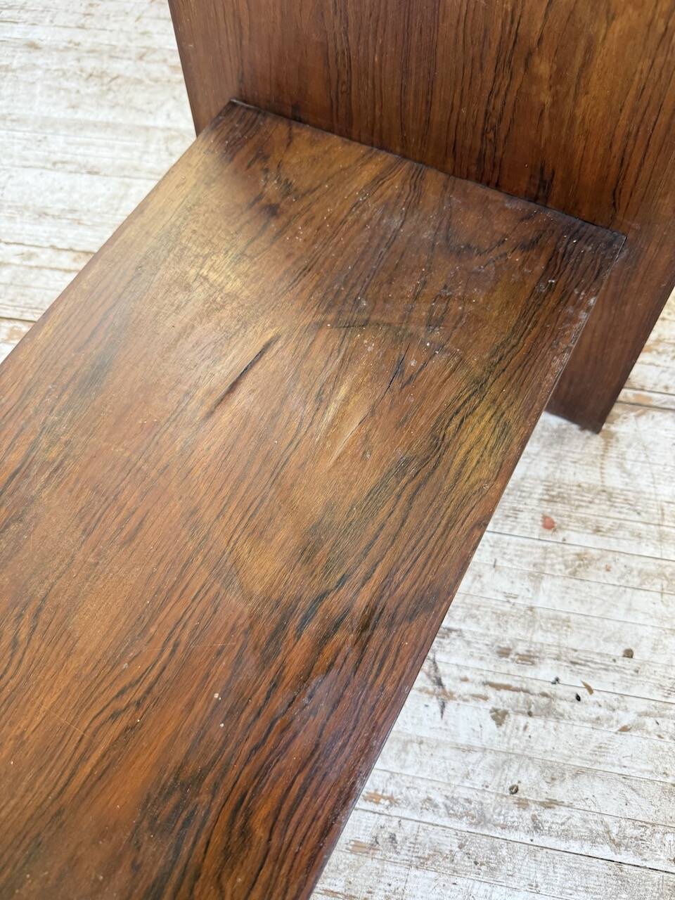 Jardinière années 50 palissandre constructiviste