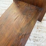 Jardinière années 50 palissandre constructiviste