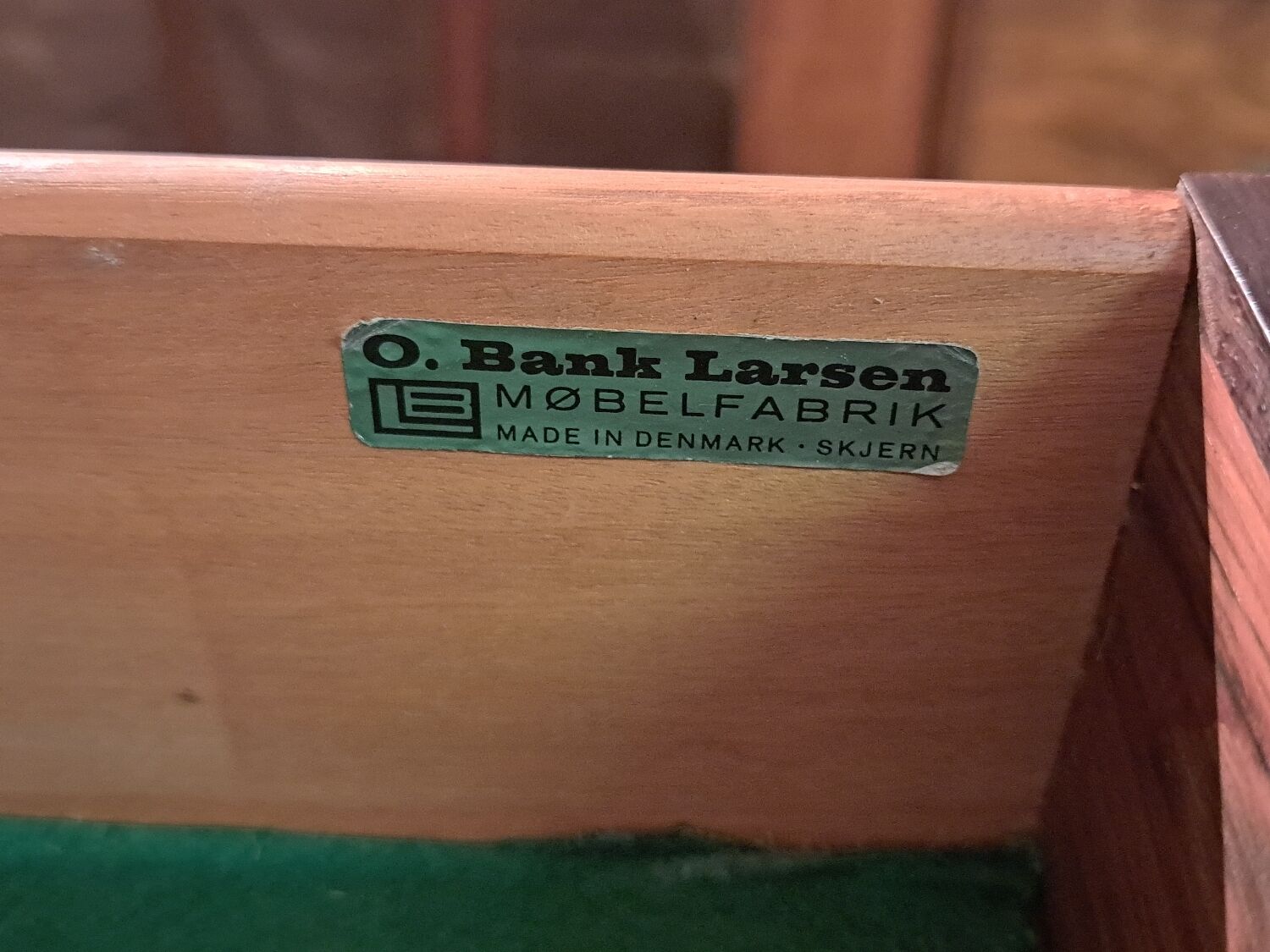 O.Bank Larsen Rosewood Bookcase