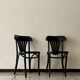 Black bistro chair x2